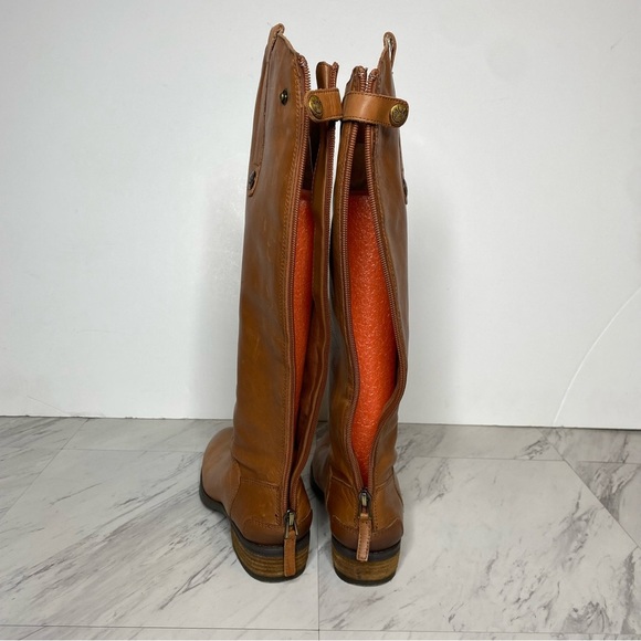 Sam Edelman Penny Brown Leather Riding Boot 6M - Picture 4 of 16